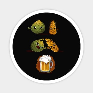 Beer fusion design, funny design Magnet